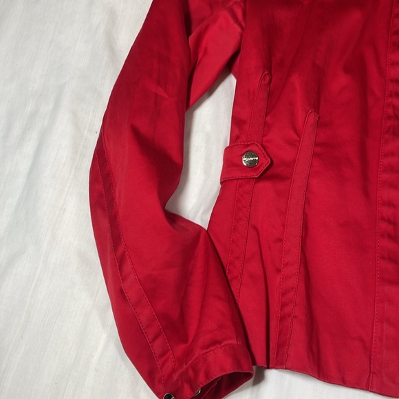 Jones New York Women’s Red Cropped Jacket Size Petite Small - Picture 4 of 8